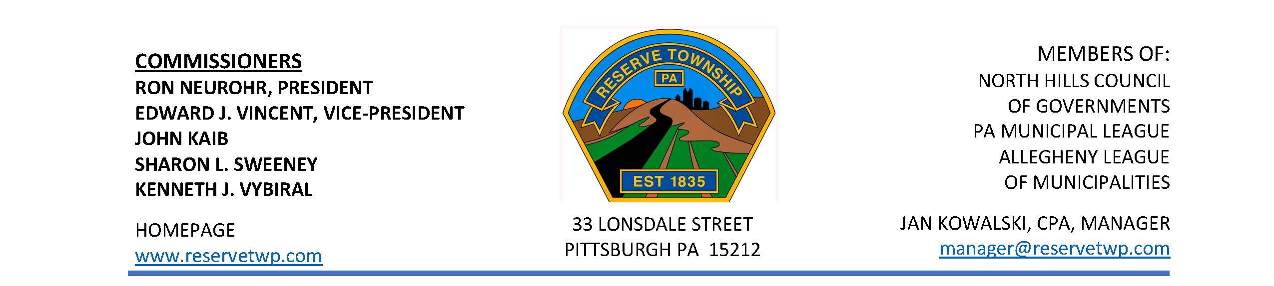 Reserve Township Police Department, PA Police Jobs