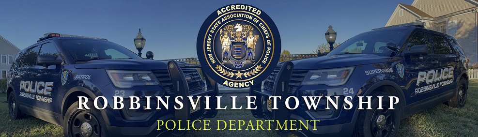 Robbinsville Police Cars with Accreditation Seal