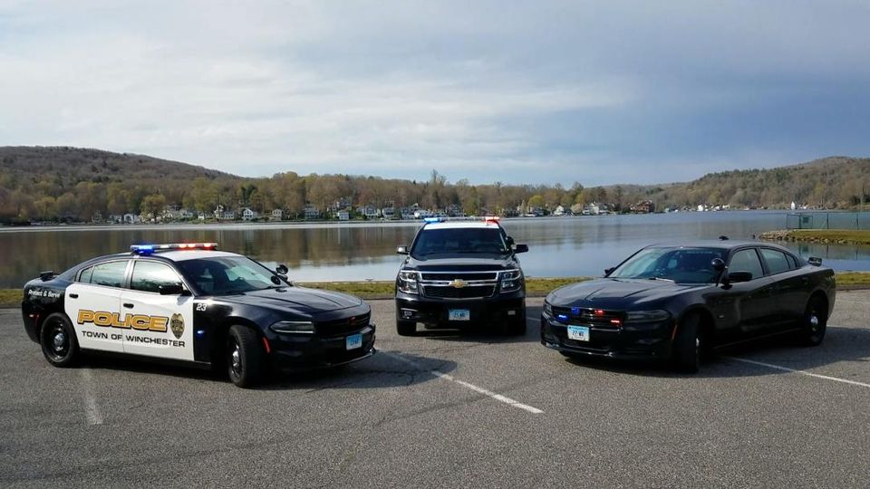 Winchester PD Cruisers by the Lake