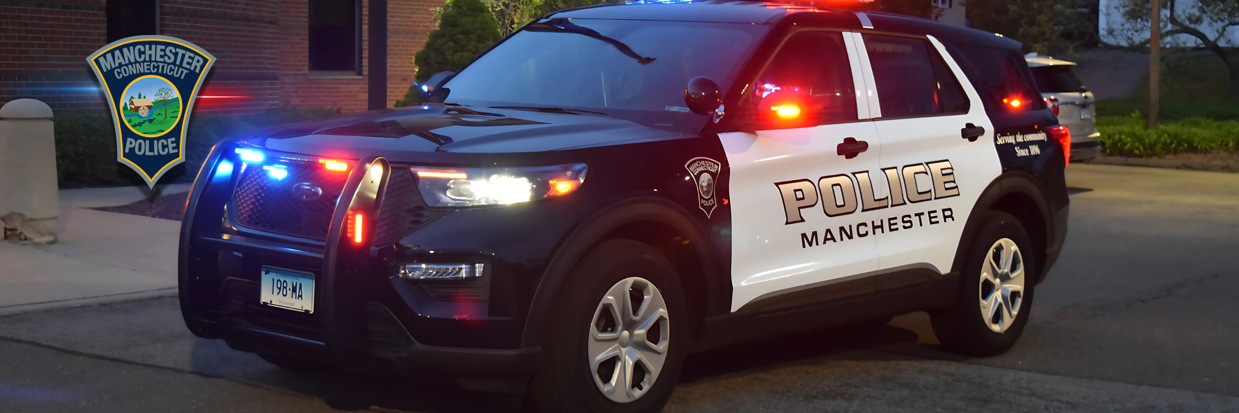 Manchester Police SUV