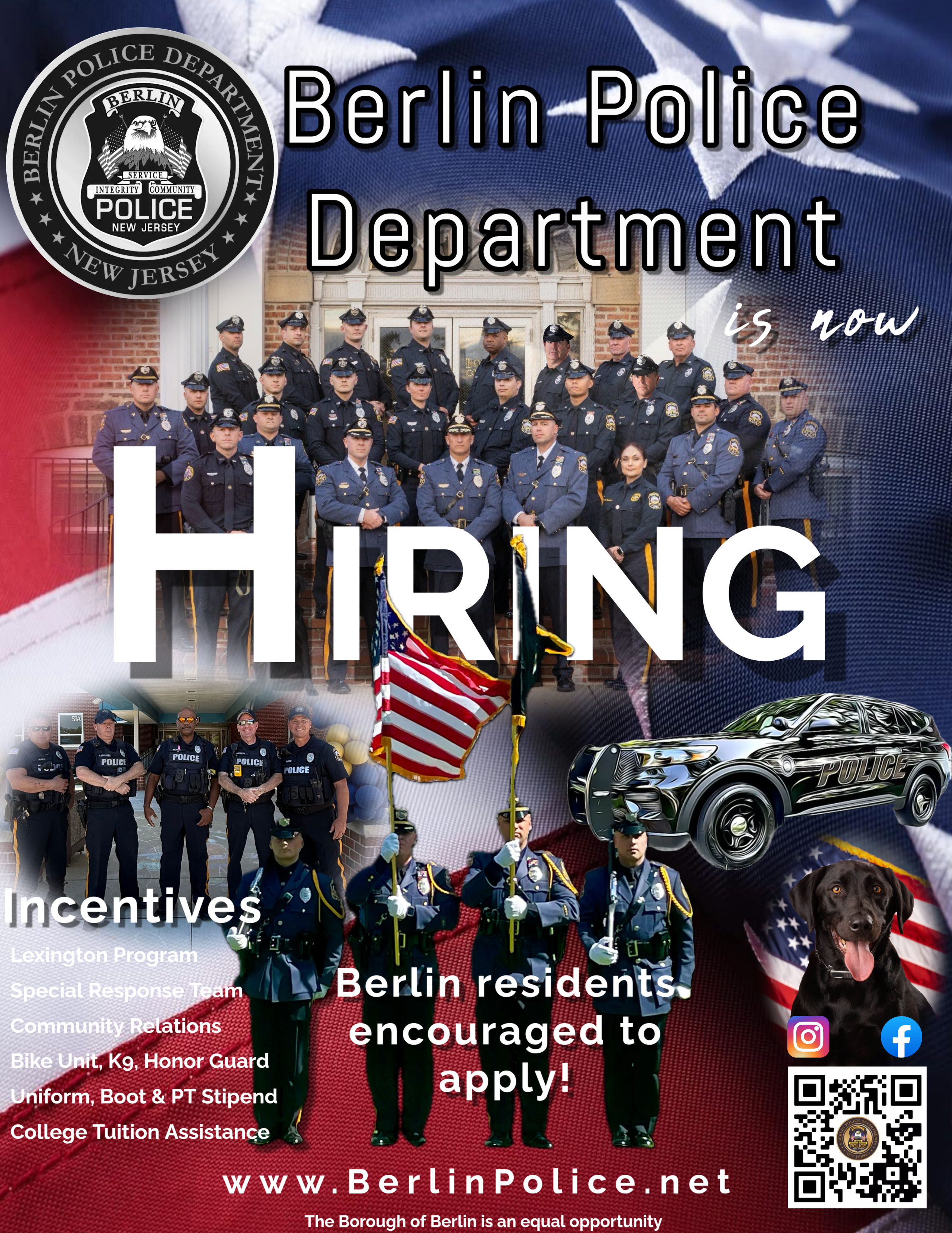 Berlin Borough Police Department, NJ Police Jobs