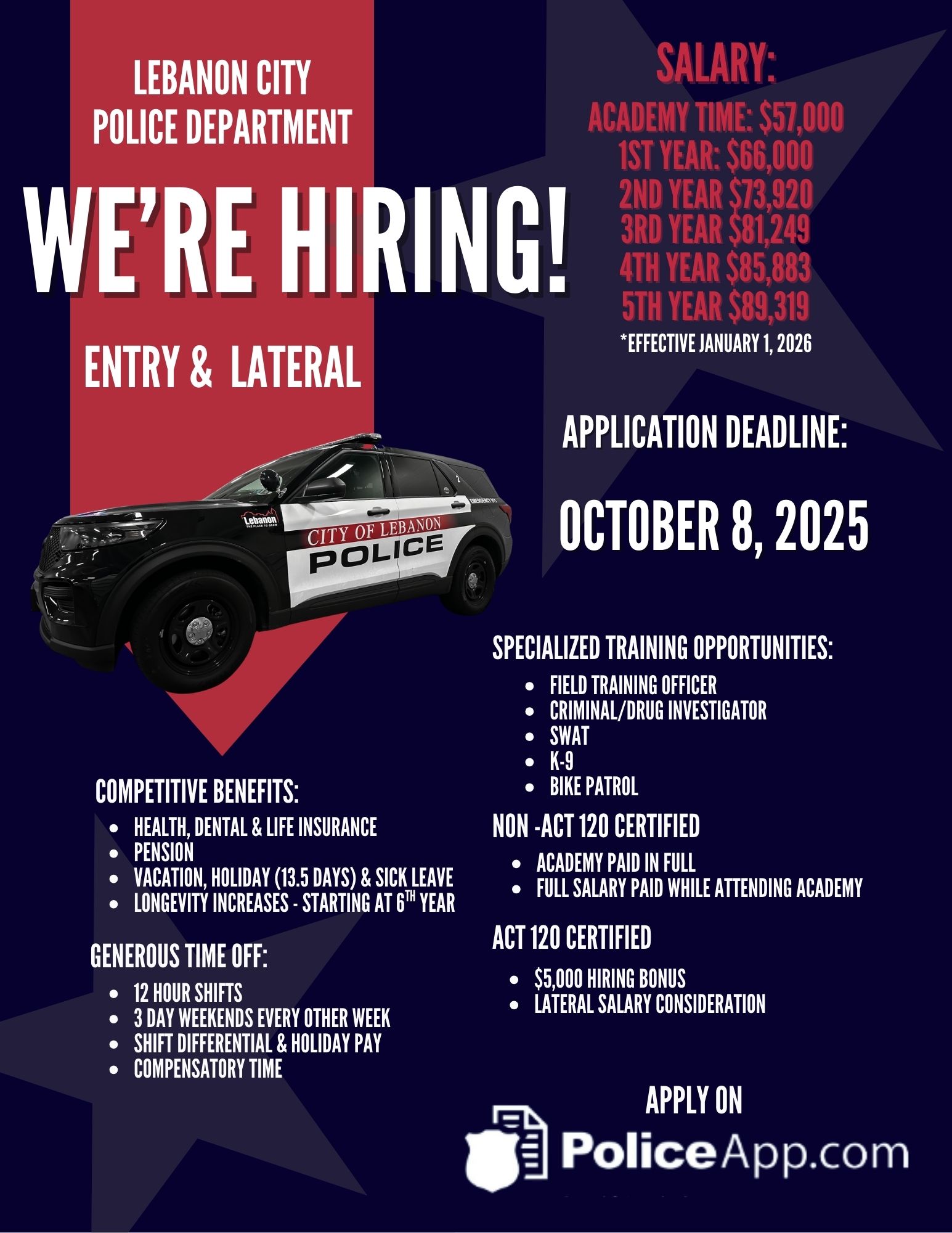 LPD Hiring Flyer