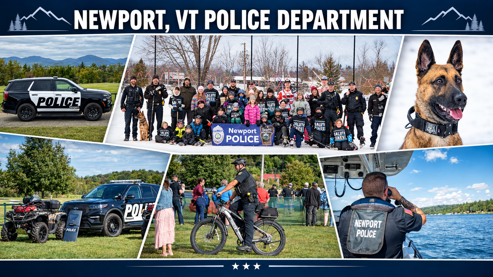 Newport VT Police Community Collage