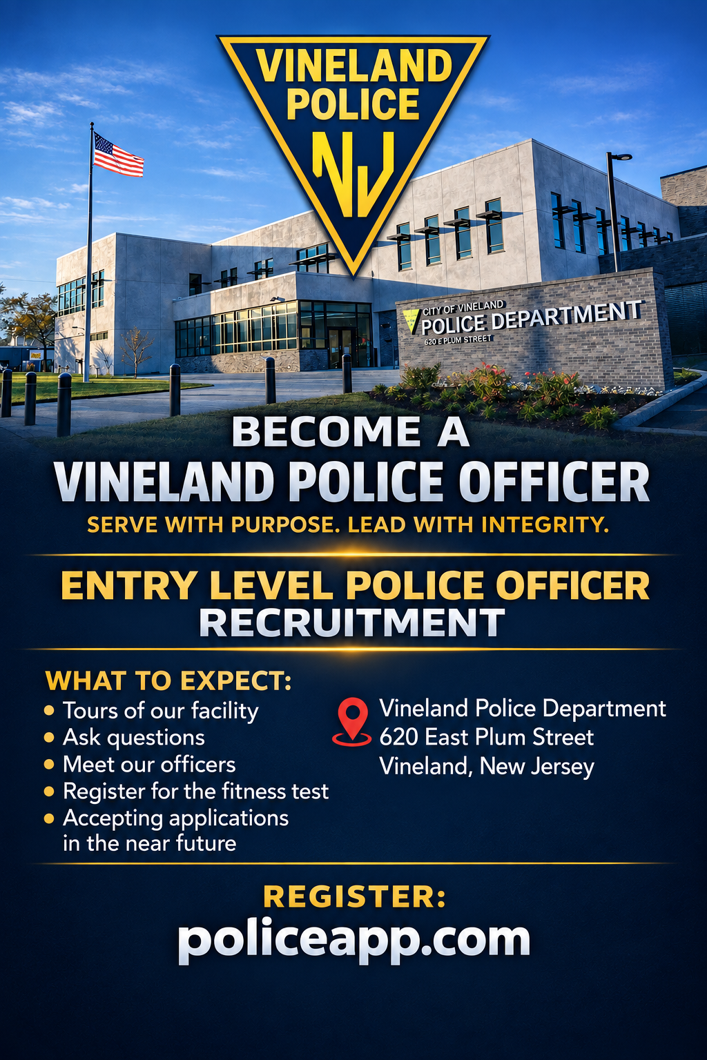 Vineland Police Department, NJ Police Jobs