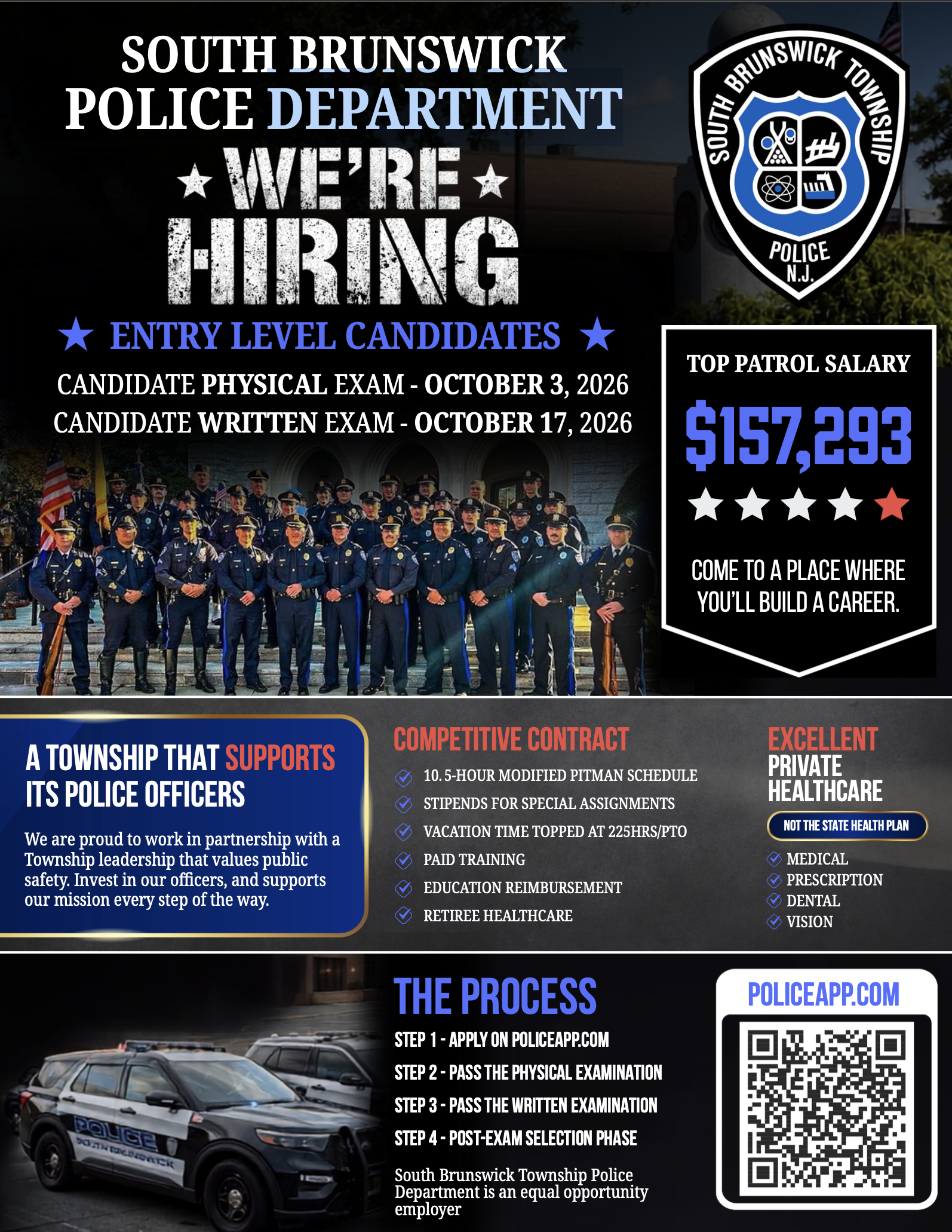 South Brunswick Police Department, NJ Police Jobs