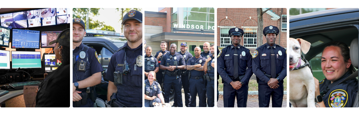 Windsor CT Police 5 Pic Collage