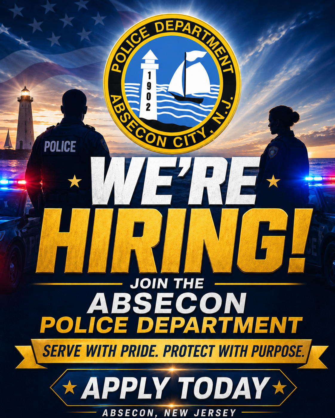Absecon Police Department, NJ Police Jobs