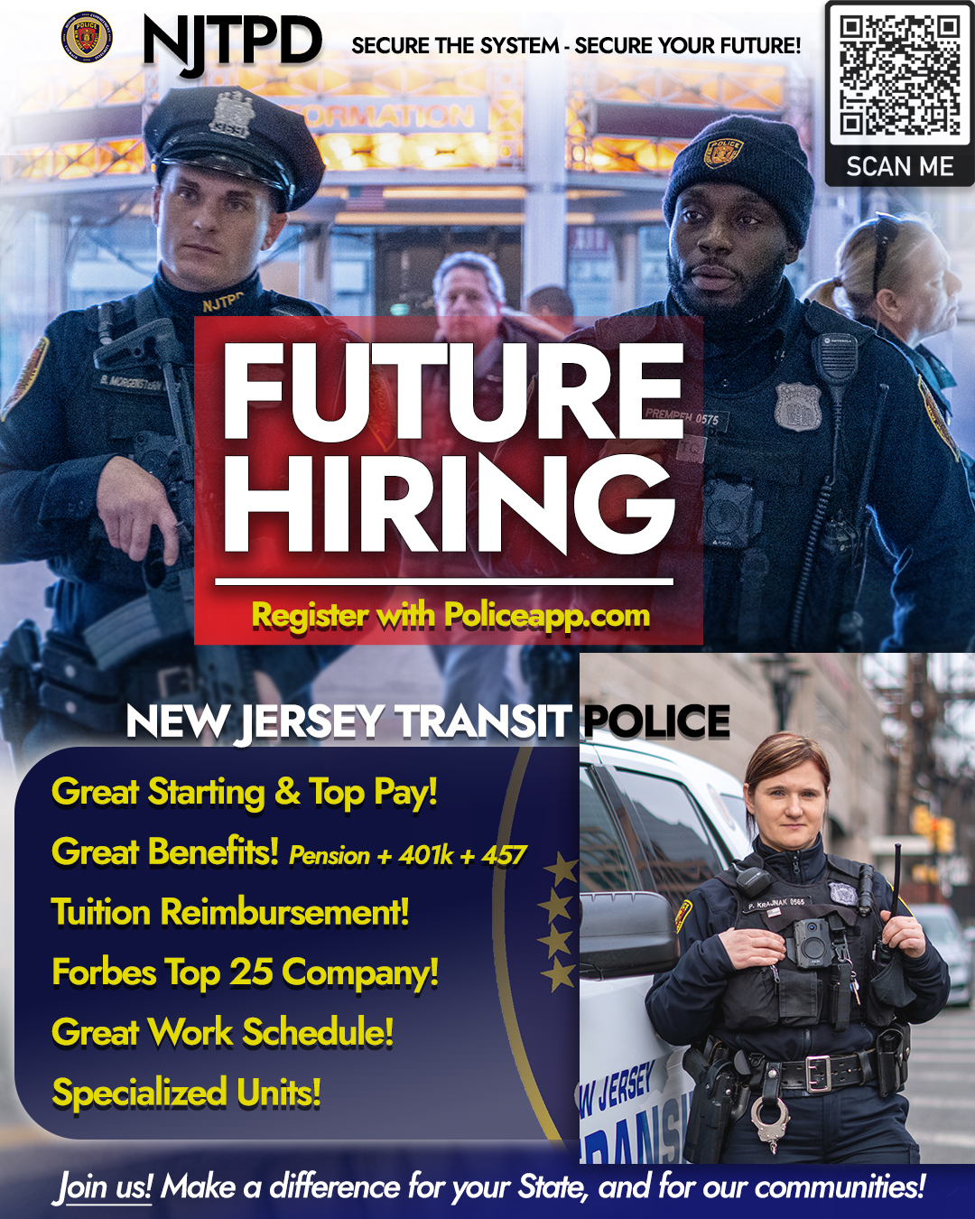 Glen Rock Police Department - NJ Job Title: SLEO I Salary: $15.00 per hour  Deadline: June 29, 2023 11:59 PM Eastern Apply Today:…