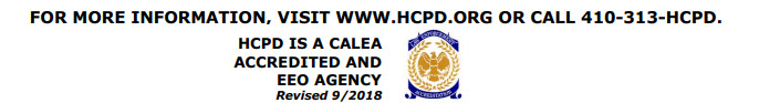Howard County Police Department, MD Police Jobs