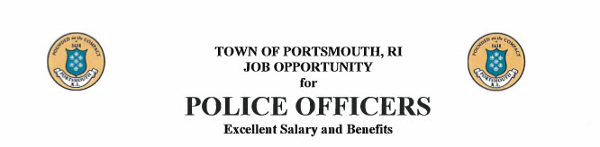 Portsmouth Police Department, RI Police Jobs