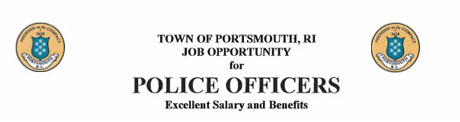 Portsmouth Police Department, RI Police Jobs