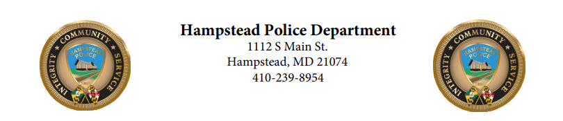 Hampstead Police Department, MD Police Jobs