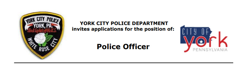 York City Police Department, PA Police Jobs