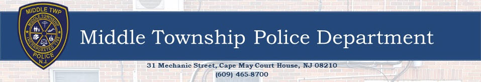 Middle Township Police Department, NJ Police Jobs