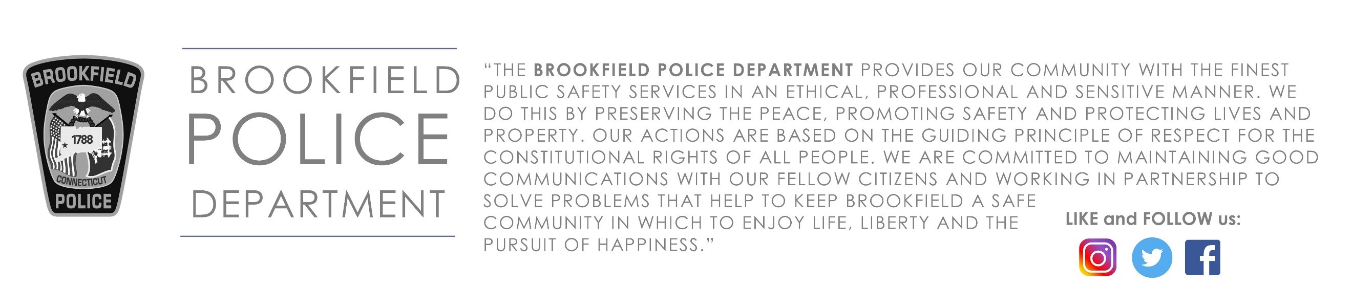 Brookfield Police Department, CT Police Jobs