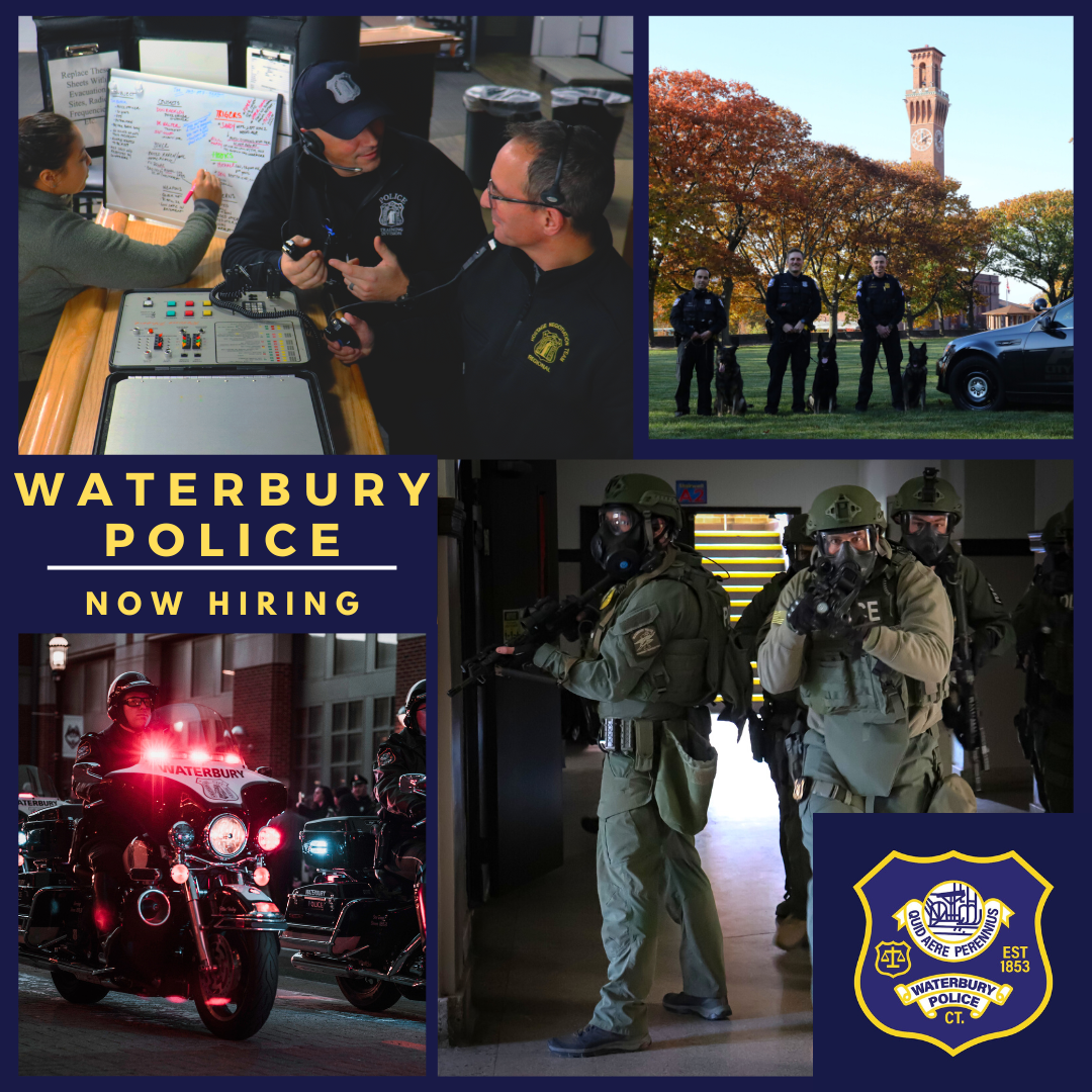 Waterbury Police Department, CT Police Jobs