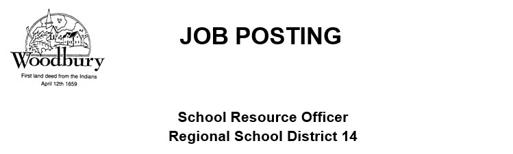 Woodbury Police Department, CT Police Jobs