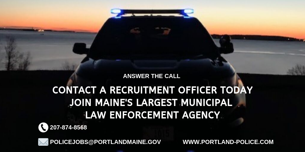 Portland Police Department, ME Police Jobs