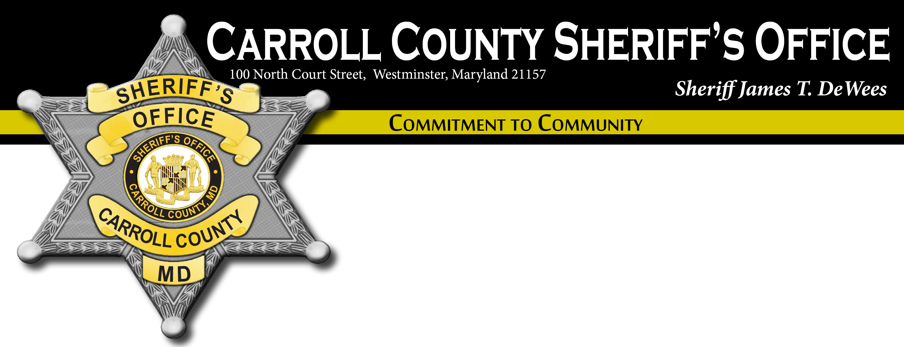 Carroll County Sheriff's Office, MD Police Jobs