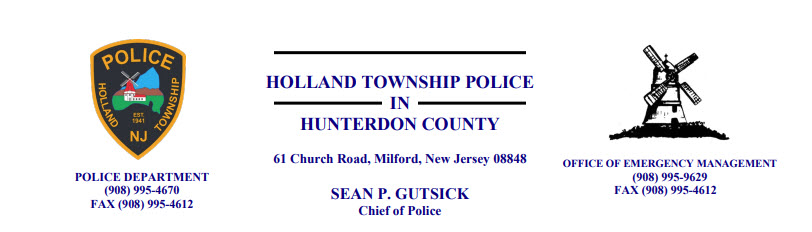 Holland Township Police Department, NJ Police Jobs