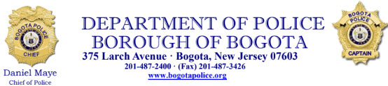Bogota Borough of Police, NJ Police Jobs