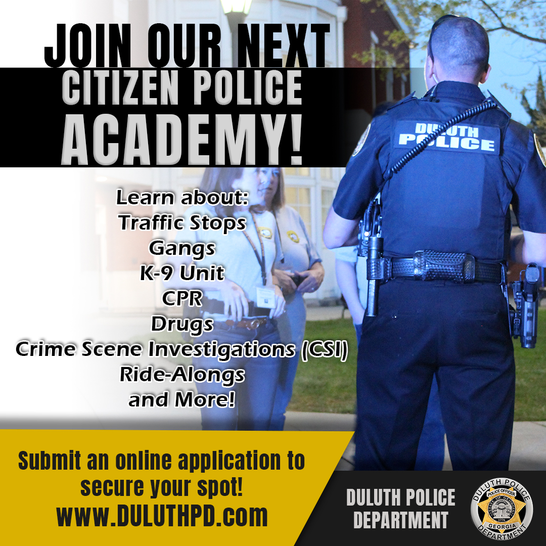 Duluth Police Department, GA Police Jobs