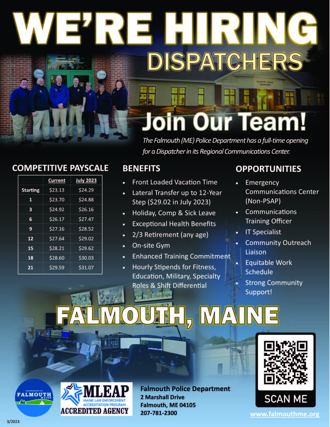 Falmouth Police Department, ME Police Jobs