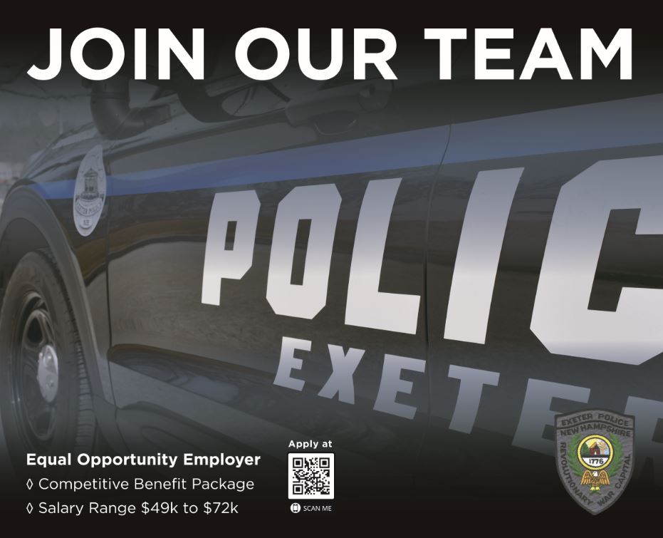 Exeter, NH Police Jobs Entry Level, Certified PoliceApp