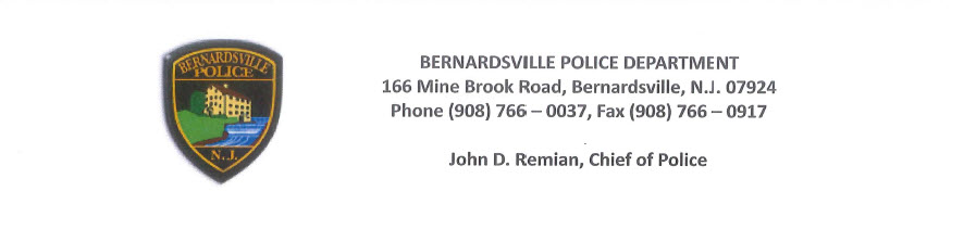 Bernardsville Police Department, NJ Police Jobs