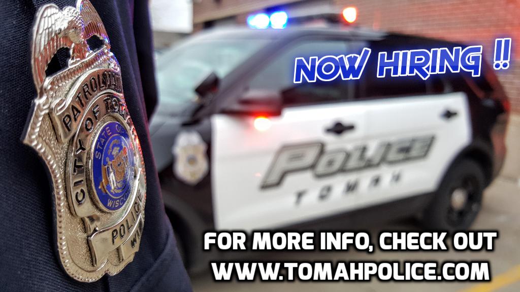 Tomah Police Department, WI Police Jobs