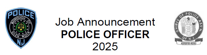 Glen Rock Police Department, NJ Police Jobs