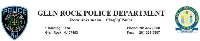 Glen Rock Police Department, NJ Police Jobs