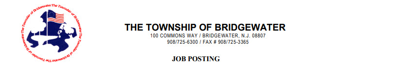 Bridgewater Township Police Department, NJ Police Jobs