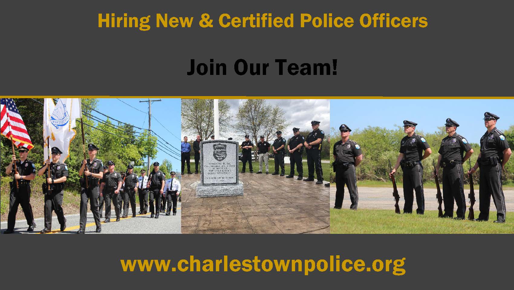 Charlestown Police Department, RI Police Jobs