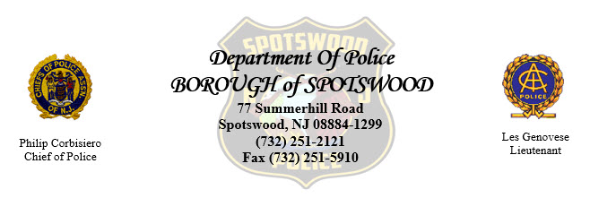 Spotswood Police Department, NJ Police Jobs