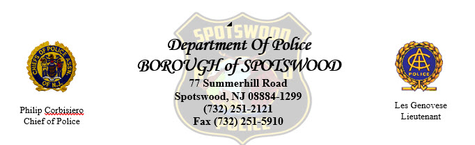 Spotswood Police Department, NJ Police Jobs