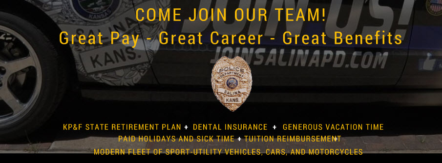 Salina Police Department, KS Police Jobs