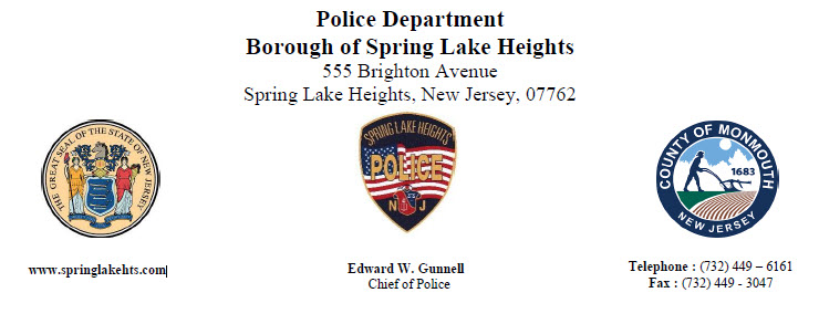 Spring Lake Heights Police Department, NJ Police Jobs