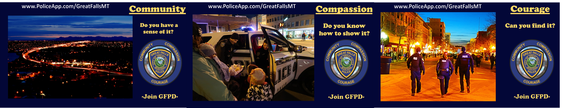 Great Falls Police Department, MT Police Jobs