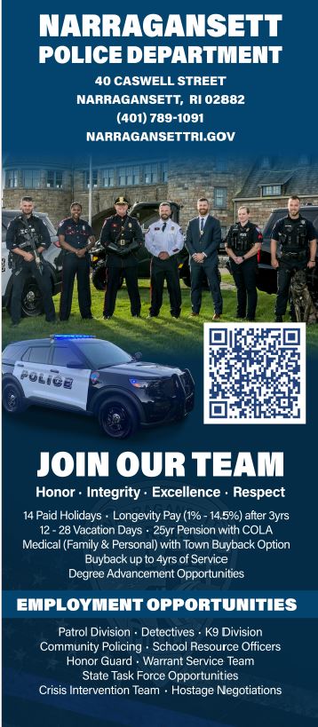 Narragansett Police Department, RI Police Jobs