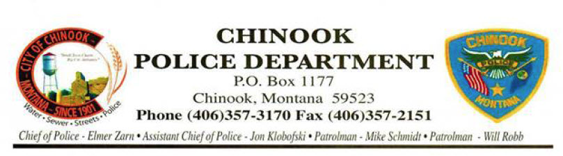 Chinook Police Department, MT Police Jobs